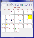 Calendar 2000 (font-display screenshot) link: download-info