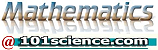 Math @ 101Science. banner (link: www.101science.com)