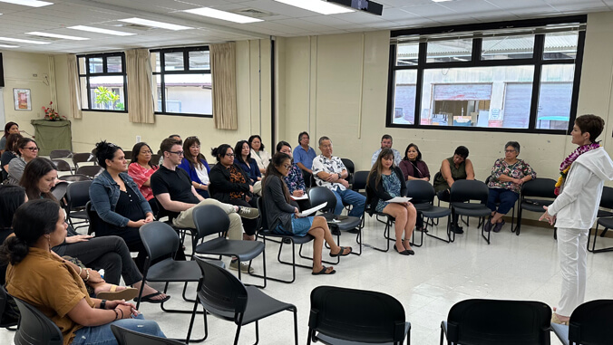 The visit included campus tours, open forums and meetings with students, faculty, staff and community members.