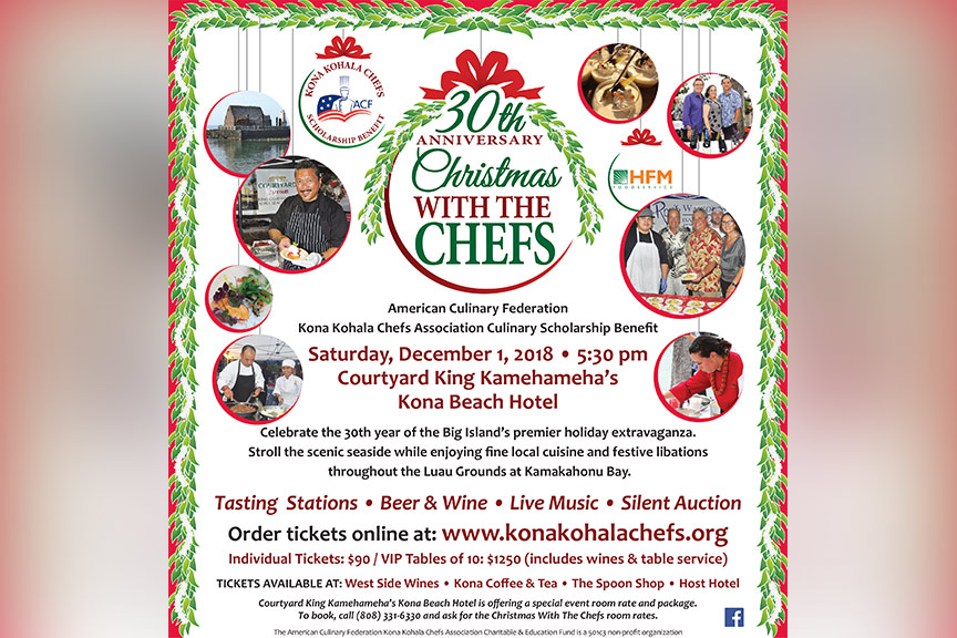 50th anniversary christmas with chefs poster