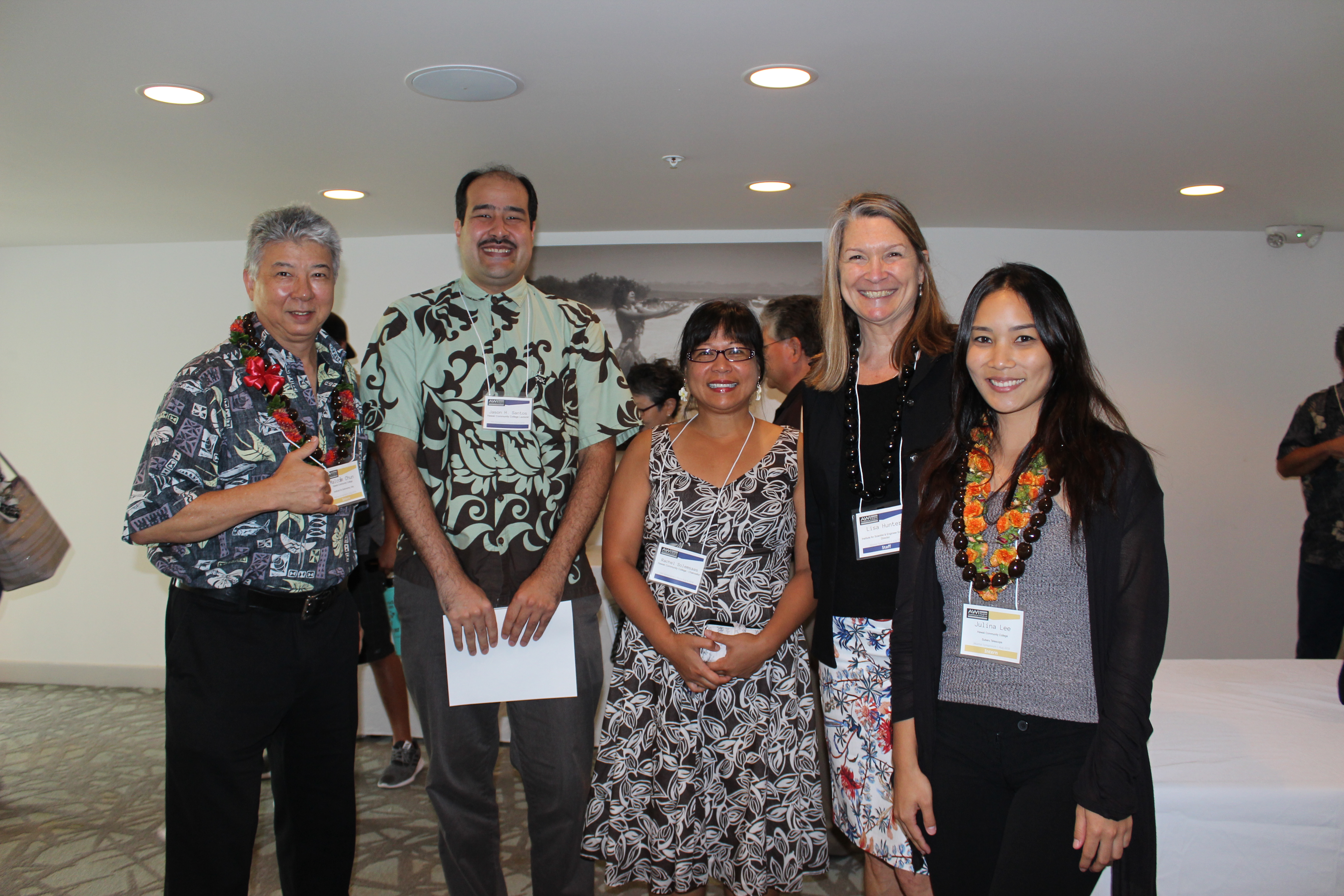 Group photo with students who participated in the Akamai Workforce Initiative.