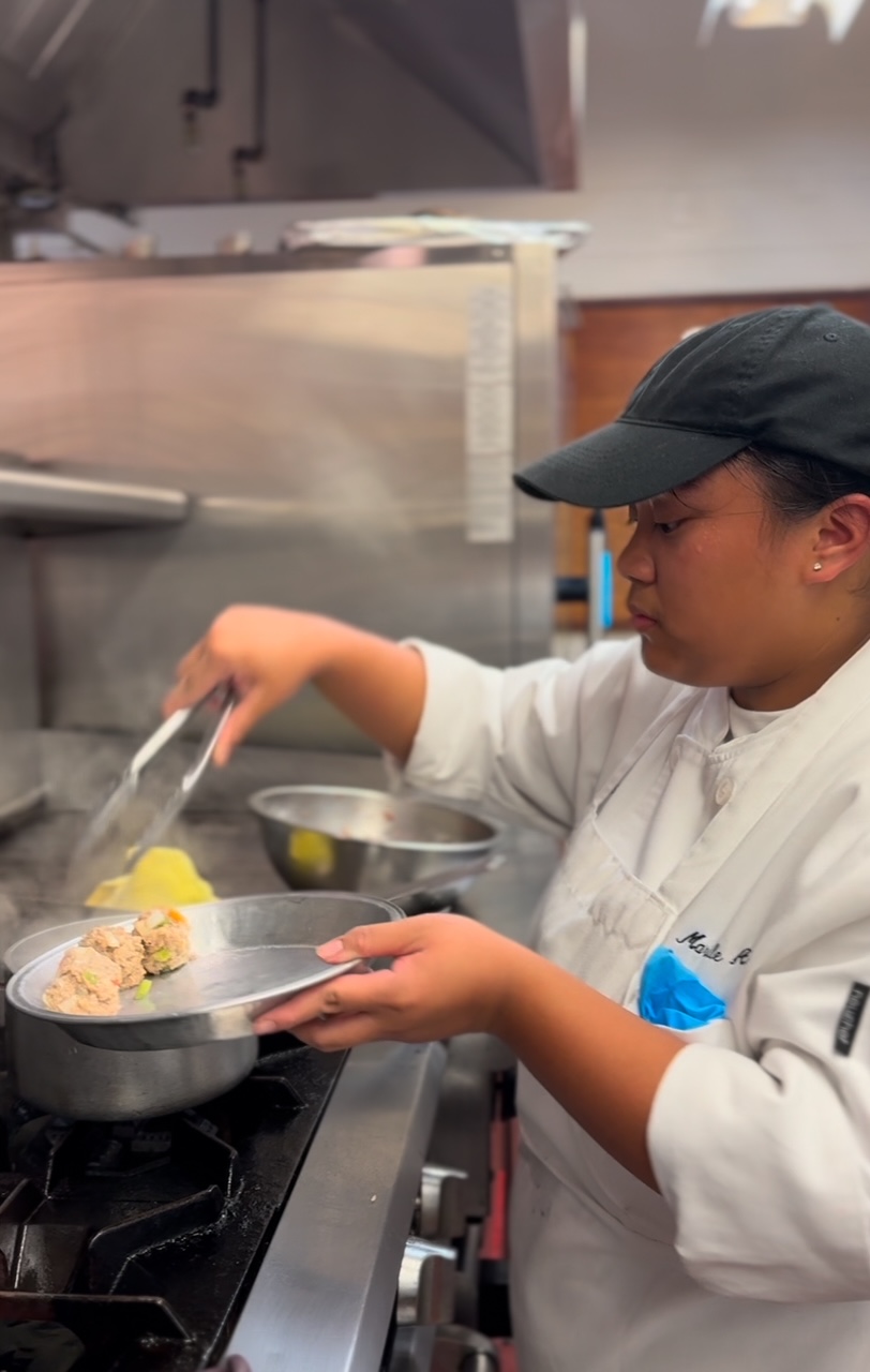 Marielle Acupan initially planned to pursue a career in nursing, following in her family's footsteps. She took a leap of faith and found her passion in the culinary arts at Hawai'i CC. 