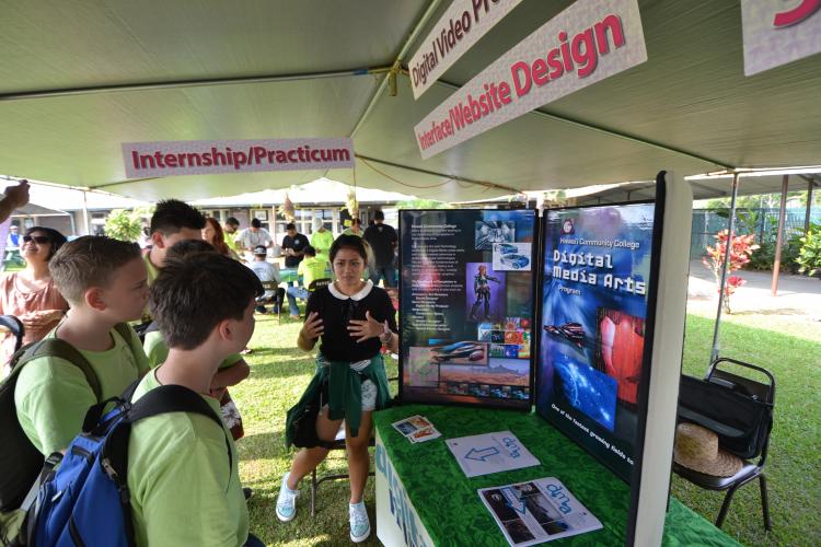 3RD ANNUAL HAWAI'I COMMUNITY COLLEGE DAY table