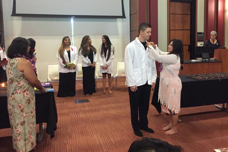 Nurse pinning ceremony