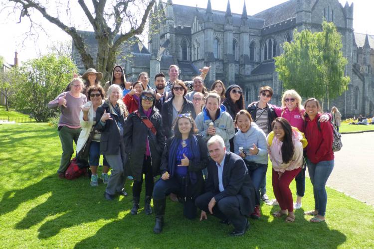 Hawai'i CC students in Ireland