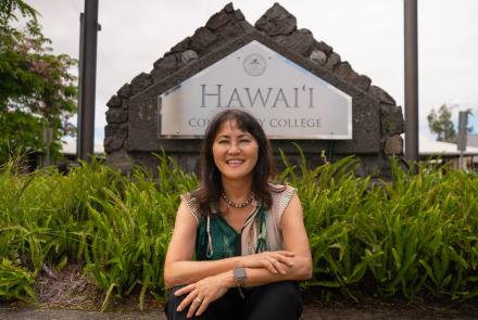 Chancellor Susan Kazama draws on her decades of experience in higher education within the UH system to lead Hawaiʻi Community College. 