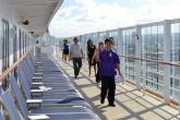 Group photo of students on cruise