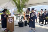 photo of graduates lining up